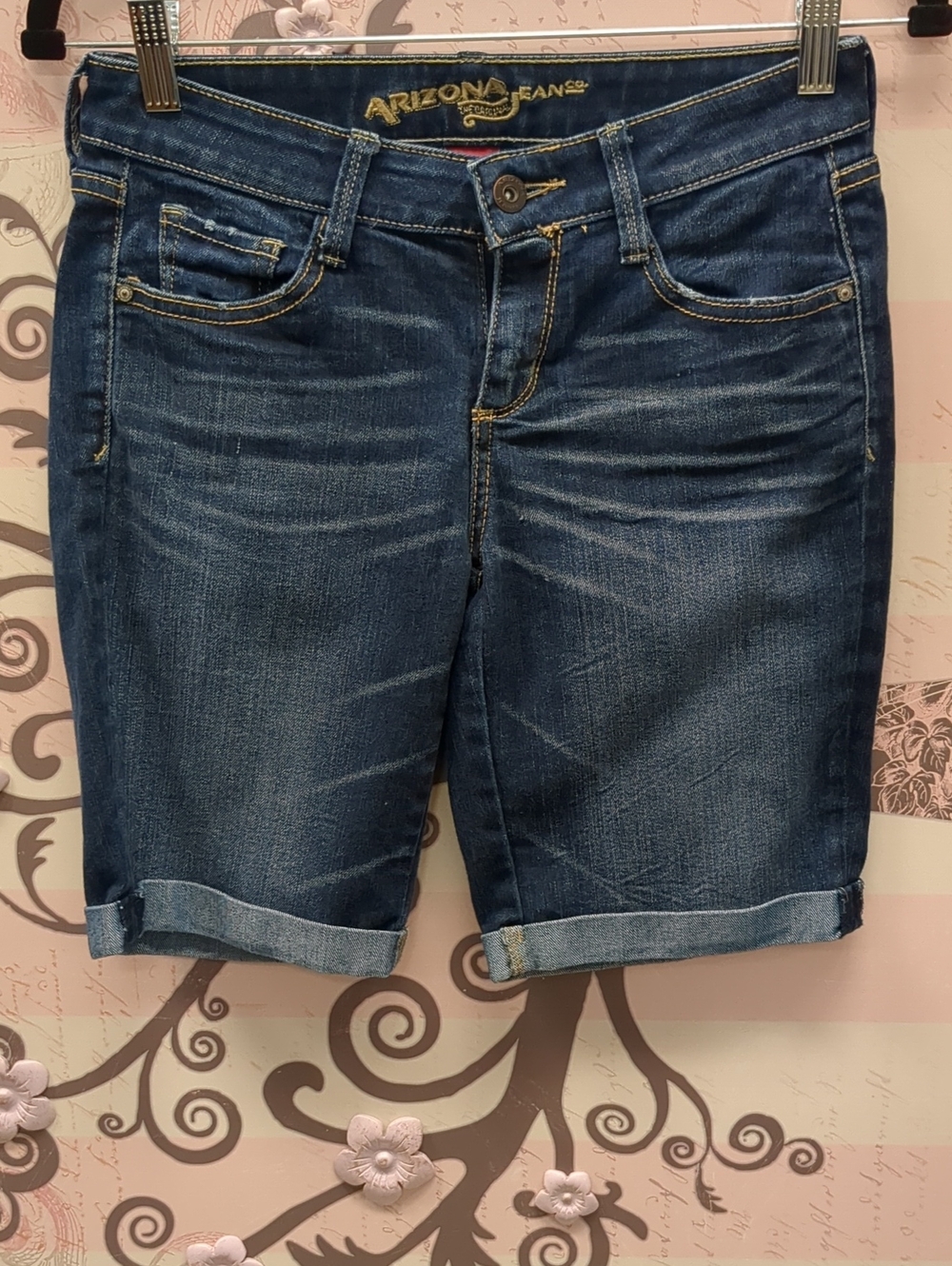 Arizona Jean Company Dark Blue Denim  Shorts